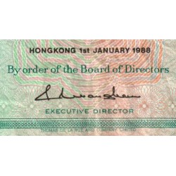 Hong Kong - HSBC - Pick 191b - 10 dollars - Série RL - 01/01/1988 - Etat : TB+