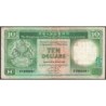 Hong Kong - HSBC - Pick 191c_2 - 10 dollars - Série FF - 01/01/1990 - Etat : TB+