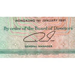 Hong Kong - HSBC - Pick 191c_3 - 10 dollars - Série HD - 01/01/1991 - Etat : TTB