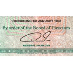 Hong Kong - HSBC - Pick 191c_4 - 10 dollars - Série SP - 01/01/1992 - Etat : TB+