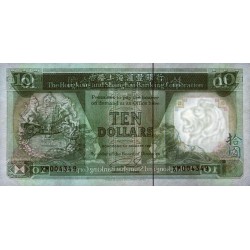 Hong Kong - HSBC - Pick 191c_4 - 10 dollars - Série XM - 01/01/1992 - Etat : NEUF