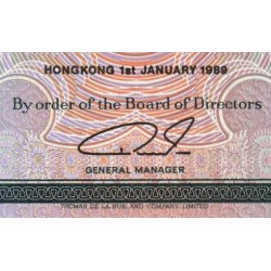 Hong Kong - HSBC - Pick 192c - 20 dollars - Série BE - 01/01/1989 - Etat : NEUF