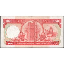 Hong Kong - HSBC - Pick 194a_1 - 100 dollars - Série AL - 01/01/1985 - Etat : SUP-