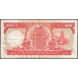 Hong Kong - HSBC - Pick 194b - 100 dollars - Série FH - 01/01/1988 - Etat : TB+