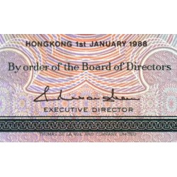 Hong Kong - HSBC - Pick 192b - 20 dollars - Série AV - 01/01/1988 - Etat : SUP