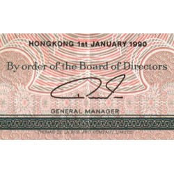 Hong Kong - HSBC - Pick 197a - 20 dollars - Série BQ - 01/01/1990 - Etat : TTB+