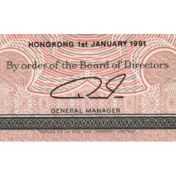 Hong Kong - HSBC - Pick 197b - 20 dollars - Série CD - 01/01/1991 - Etat : SPL