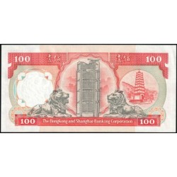 Hong Kong - HSBC - Pick 198b - 100 dollars - Série MC - 01/01/1990 - Etat : NEUF