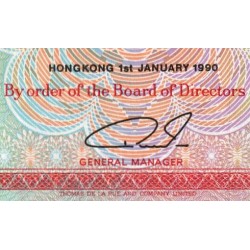 Hong Kong - HSBC - Pick 198b - 100 dollars - Série MC - 01/01/1990 - Etat : NEUF