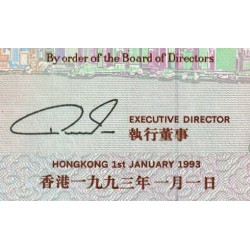 Hong Kong - HSBC Limited - Pick 201a_1 - 20 dollars - Série AA - 01/01/1993 - Etat : NEUF