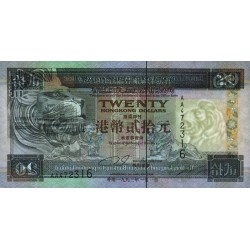 Hong Kong - HSBC Limited - Pick 201a_1 - 20 dollars - Série AA - 01/01/1993 - Etat : NEUF