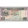 Hong Kong - HSBC Limited - Pick 201a_2 - 20 dollars - Série BB - 01/01/1994 - Etat : SPL+