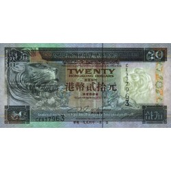 Hong Kong - HSBC Limited - Pick 201a_2 - 20 dollars - Série CE - 01/01/1994 - Etat : SUP