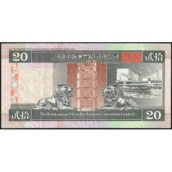 Hong Kong - HSBC Limited - Pick 201d_4 - 20 dollars - Série RD - 01/01/2001 - Etat : TTB