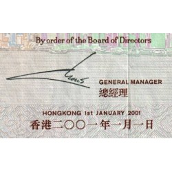 Hong Kong - HSBC Limited - Pick 201d_4 - 20 dollars - Série RD - 01/01/2001 - Etat : TTB