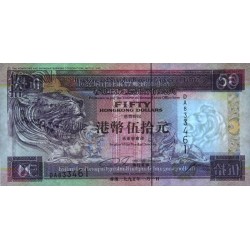 Hong Kong - HSBC Limited - Pick 202b_1 - 50 dollars - Série DA - 01/01/1995 - Etat : pr.NEUF