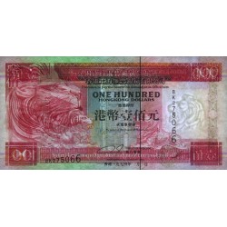 Hong Kong - HSBC Limited - Pick 203a_2 - 100 dollars - Série BK - 01/01/1994 - Etat : TTB