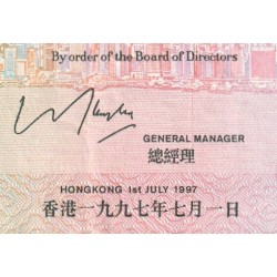 Hong Kong - HSBC Limited - Pick 203b_2 - 100 dollars - Série AT - 01/07/1997 - Etat : SUP