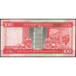 Hong Kong - HSBC Limited - Pick 203c_2 - 100 dollars - Série HA - 01/01/2000 - Etat : TTB+