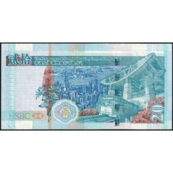 Hong Kong - HSBC Limited - Pick 207c - 20 dollars - Série KG - 01/01/2006 - Etat : TTB+