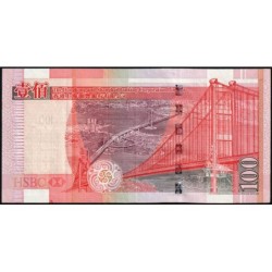 Hong Kong - HSBC Limited - Pick 209a - 100 dollars - Série AU - 01/07/2003 - Etat : TTB+