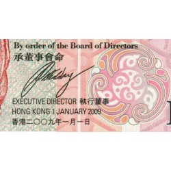 Hong Kong - HSBC Limited - Pick 209f - 100 dollars - Série UA - 01/01/2009 - Etat : NEUF