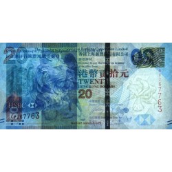 Hong Kong - HSBC Limited - Pick 212a - 20 dollars - Série AV - 01/01/2010 - Etat : NEUF