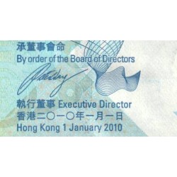 Hong Kong - HSBC Limited - Pick 212a - 20 dollars - Série AX - 01/01/2010 - Etat : NEUF