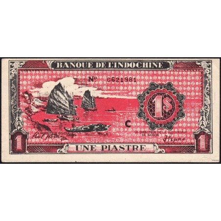 Indochine Française - Pick 58x (propagande) - 5 piastres - Série C C - 1950 - Etat : SUP