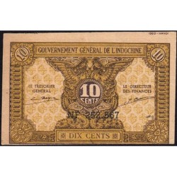 Indochine Française - Pick 89a_2 - 10 cents - Série NF - 1944 - Etat : SUP
