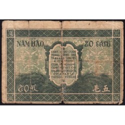 Indochine Française - Pick 91b - 50 cents - Série 6 GR - 1944 - Etat : AB
