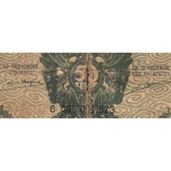 Indochine Française - Pick 91b - 50 cents - Série 6 GR - 1944 - Etat : AB