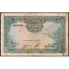 Indochine Française - Cambodge - Pick 95 - 5 piastres - Série B.8 - 1953 - Etat : B+