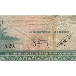 Indochine Française - Cambodge - Pick 95 - 5 piastres - Série A.29 - 1953 - Etat : TB-