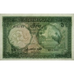 Indochine Française - Laos - Pick 101 - 5 piastres - Série O.26 - 1953 - Etat : SPL+