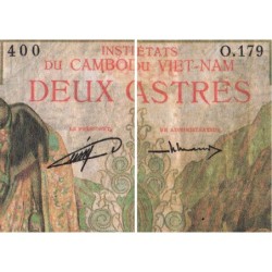 Indochine Française - Cambodge - Pick 98f - 200 piastres - Série O.179 - 1953 - Faux - Etat : TB