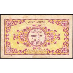 Indochine Française - Vietnam - Pick 104 - 1 piastre - Série A - 1953 - Etat : TB