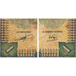 Indochine Française - Vietnam - Pick 104 - 1 piastre - Série A - 1953 - Etat : B