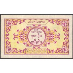 Indochine Française - Vietnam - Pick 104 - 1 piastre - Série A - 1953 - Etat : TTB+ à SUP