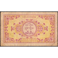 Indochine Française - Vietnam - Pick 104 - 1 piastre - Série A - 1953 - Etat : B+