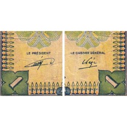 Indochine Française - Vietnam - Pick 104 - 1 piastre - Série A - 1953 - Etat : B+