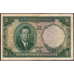 Indochine Française - Vietnam - Pick 106 - 5 piastres - Série J.6 - 1953 - Etat : TB-