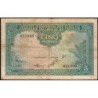 Indochine Française - Vietnam - Pick 106 - 5 piastres - Série C.9 - 1953 - Etat : TB-