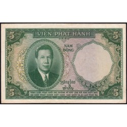 Indochine Française - Vietnam - Pick 106 - 5 piastres - Série S.28 - 1953 - Etat : TTB