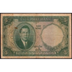 Indochine Française - Vietnam - Pick 106 - 5 piastres - Série Y.28 - 1953 - Etat : TB-