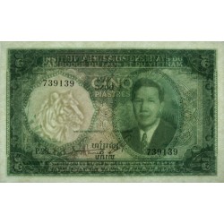 Indochine Française - Vietnam - Pick 106 - 5 piastres - Série P.28 - 1953 - Etat : TTB+