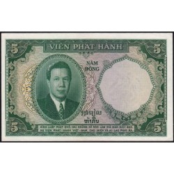 Indochine Française - Vietnam - Pick 106 - 5 piastres - Série Z.28 - 1953 - Etat : SUP+