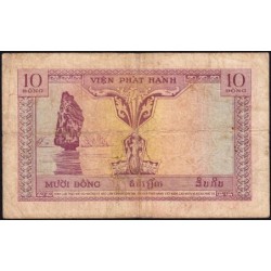 Indochine Française - Vietnam - Pick 107 - 10 piastres - Série G1 - 1953 - Etat : B+