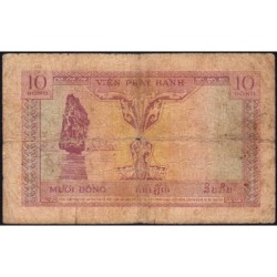 Indochine Française - Vietnam - Pick 107 - 10 piastres - Série E2 - 1953 - Etat : B