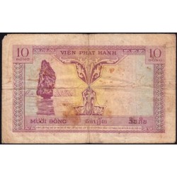 Indochine Française - Vietnam - Pick 107 - 10 piastres - Série K11 - 1953 - Etat : B+
